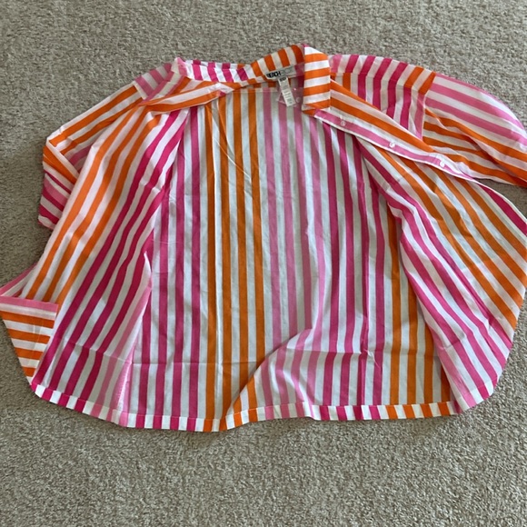 Beach Riot striped button up. S/M - Picture 8 of 14